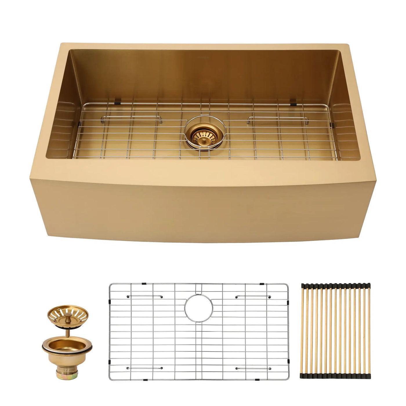Farmhouse Kitchen Sink, Stainless Steel, Apron Front by HouseOfZazla