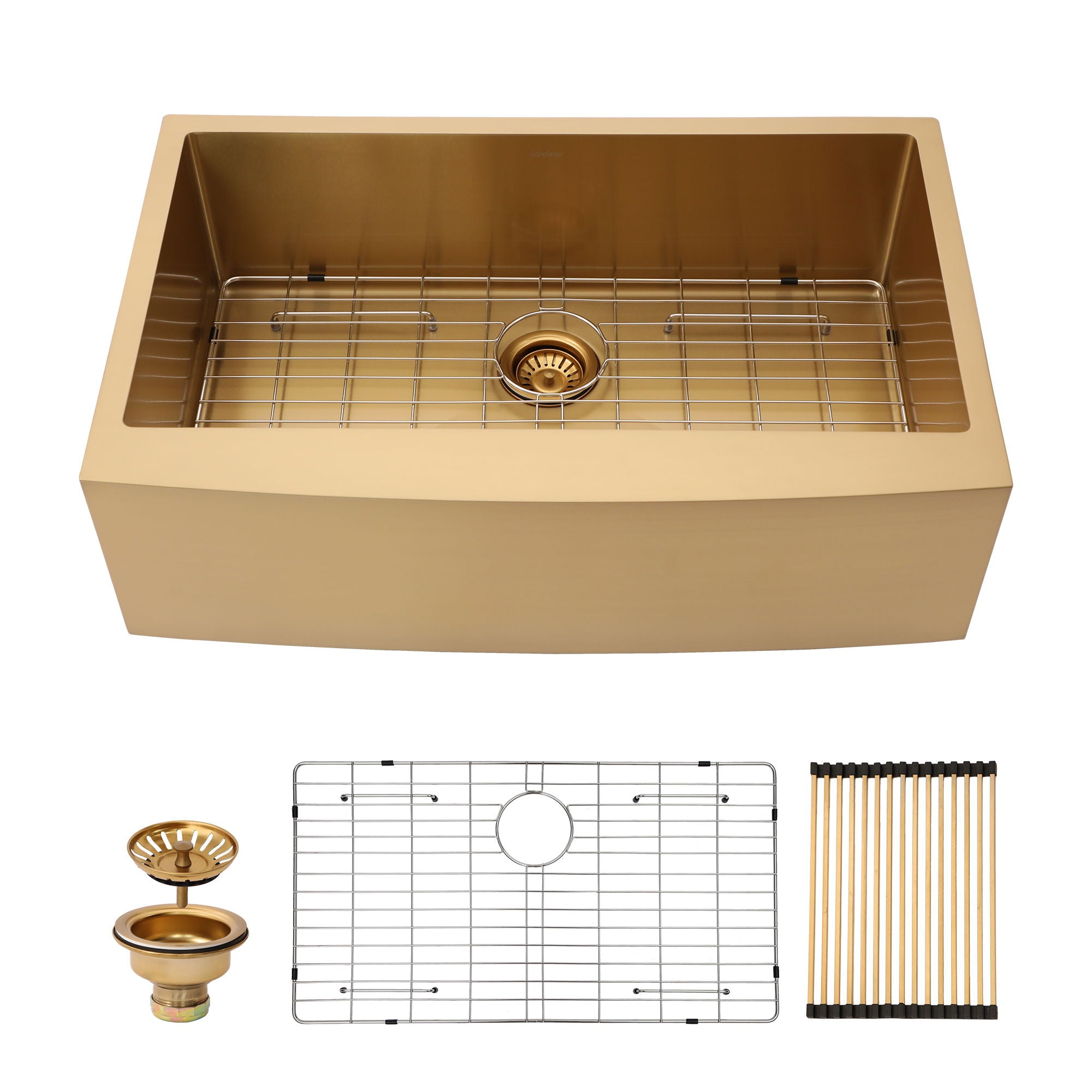 Farmhouse Kitchen Sink, Stainless Steel, Apron Front by HouseOfZazla
