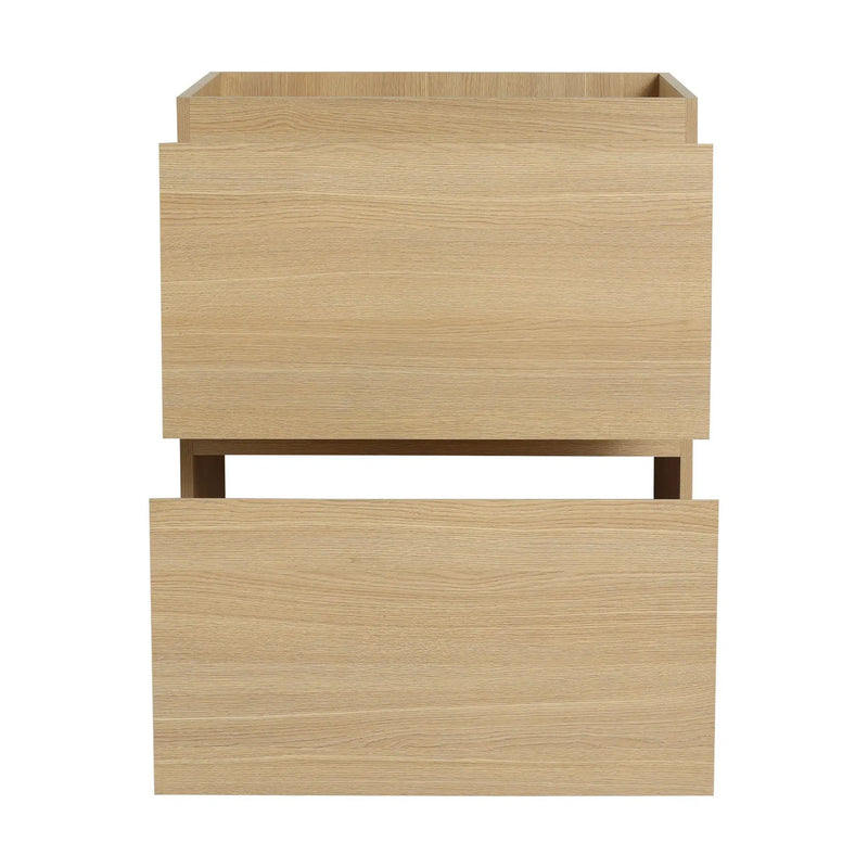 Modern Freestanding Bathroom Vanity Cabinet With Double Drawer by Unique Piece Furniture