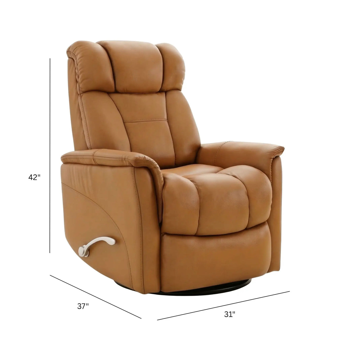 Bentley - Swivel Glider Recliner With Manual Adjustable Headrest & Footrest by Unique Piece Furniture