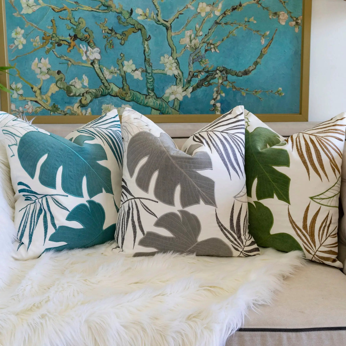 Autumn Vibes Leaf Accent Pillow by HouseOfZazla