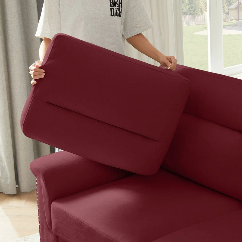 3 Seater Elegant Stationary Sofa by Unique Piece Furniture