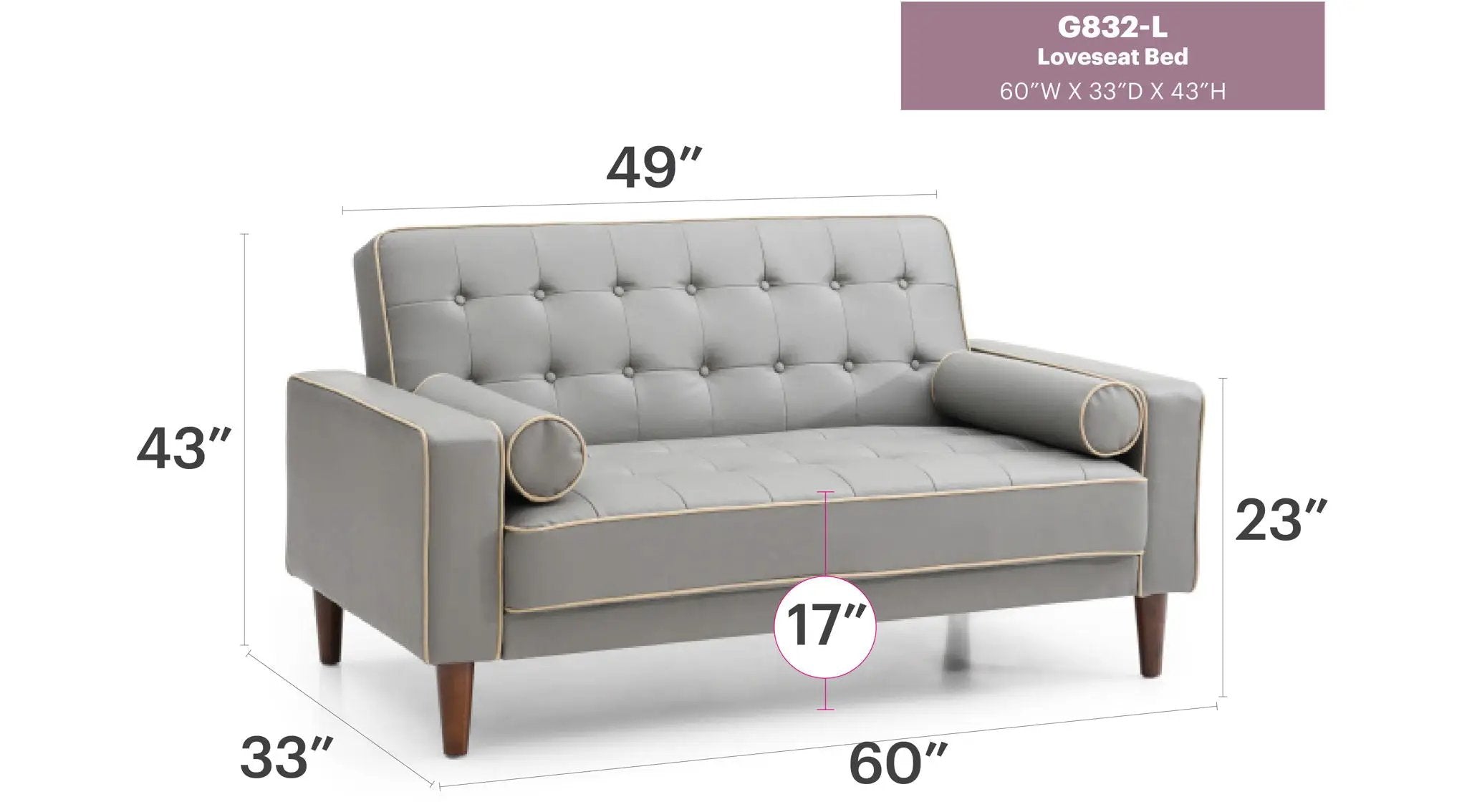 Contemporary Loveseat For Two by HouseOfZazla