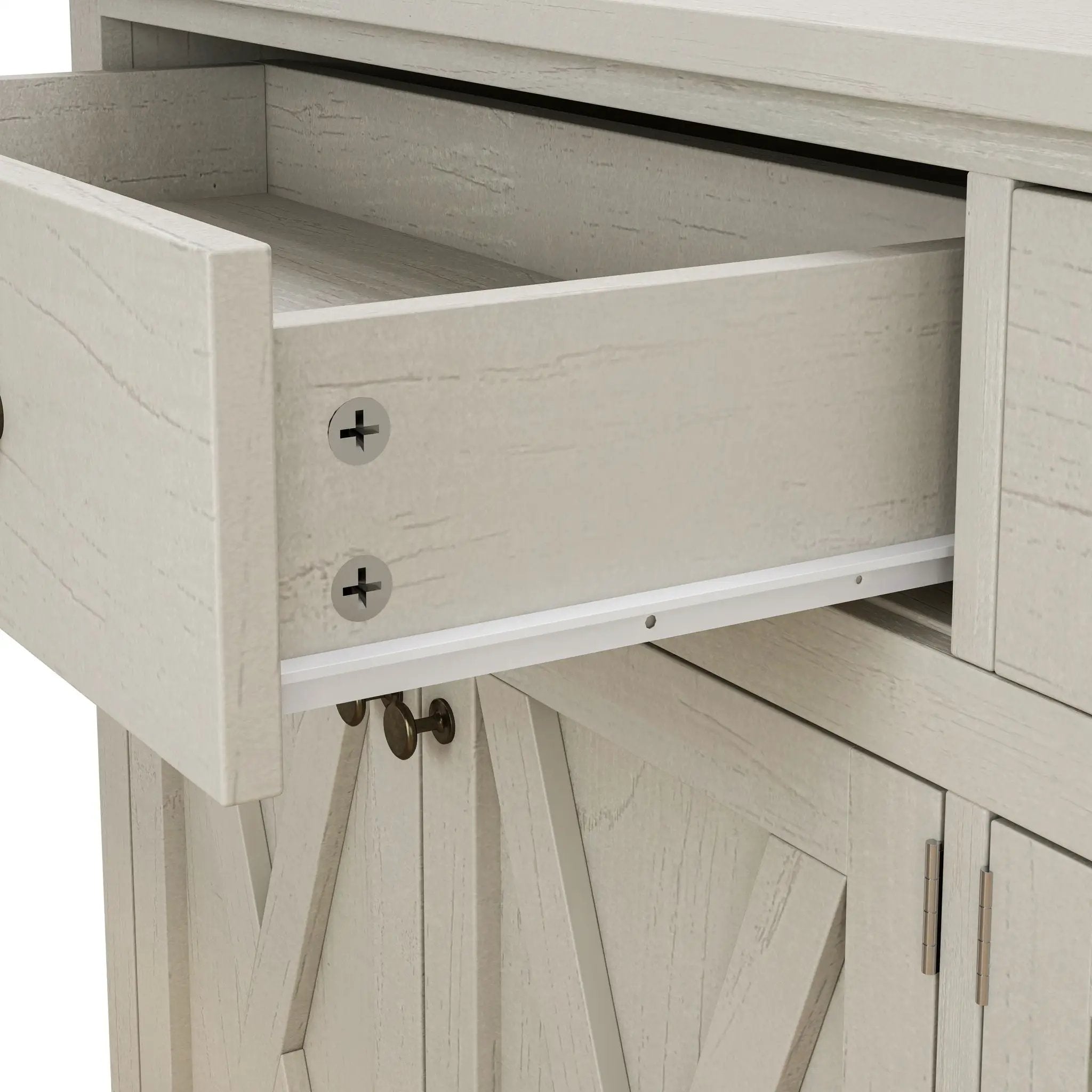 Vintage Sideboard With 2 Drawers And Four Doors For Living Room by HouseOfZazla