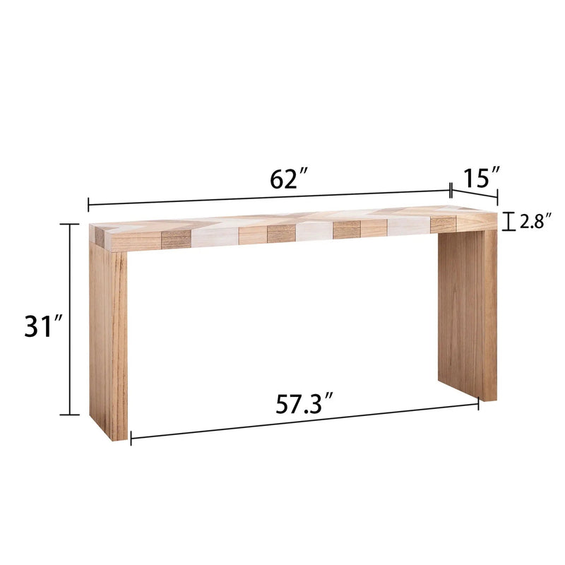 Console Table, Long Entryway Table - Multi by Unique Piece Furniture