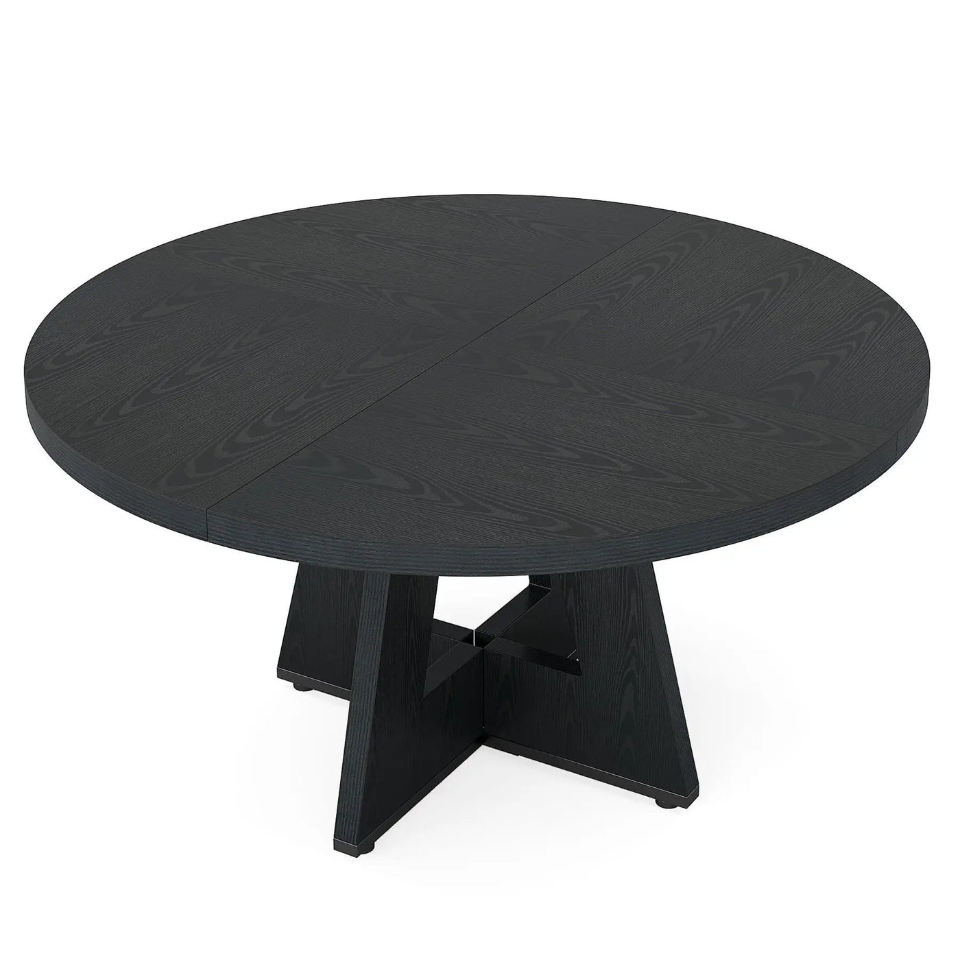 Round Dining Cross Base Kitchen Table by HouseOfZazla