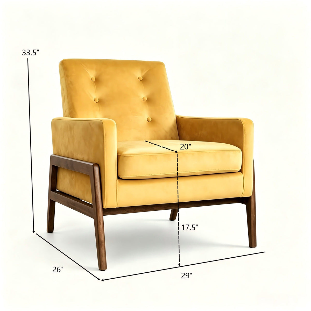 Cole - Solid Wood Lounge Chair, photo 16 of 21