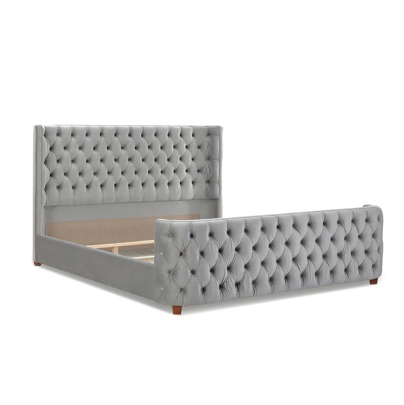 Brooklyn - Tufted Panel Bed Headboard And Footboard Set by Unique Piece Furniture