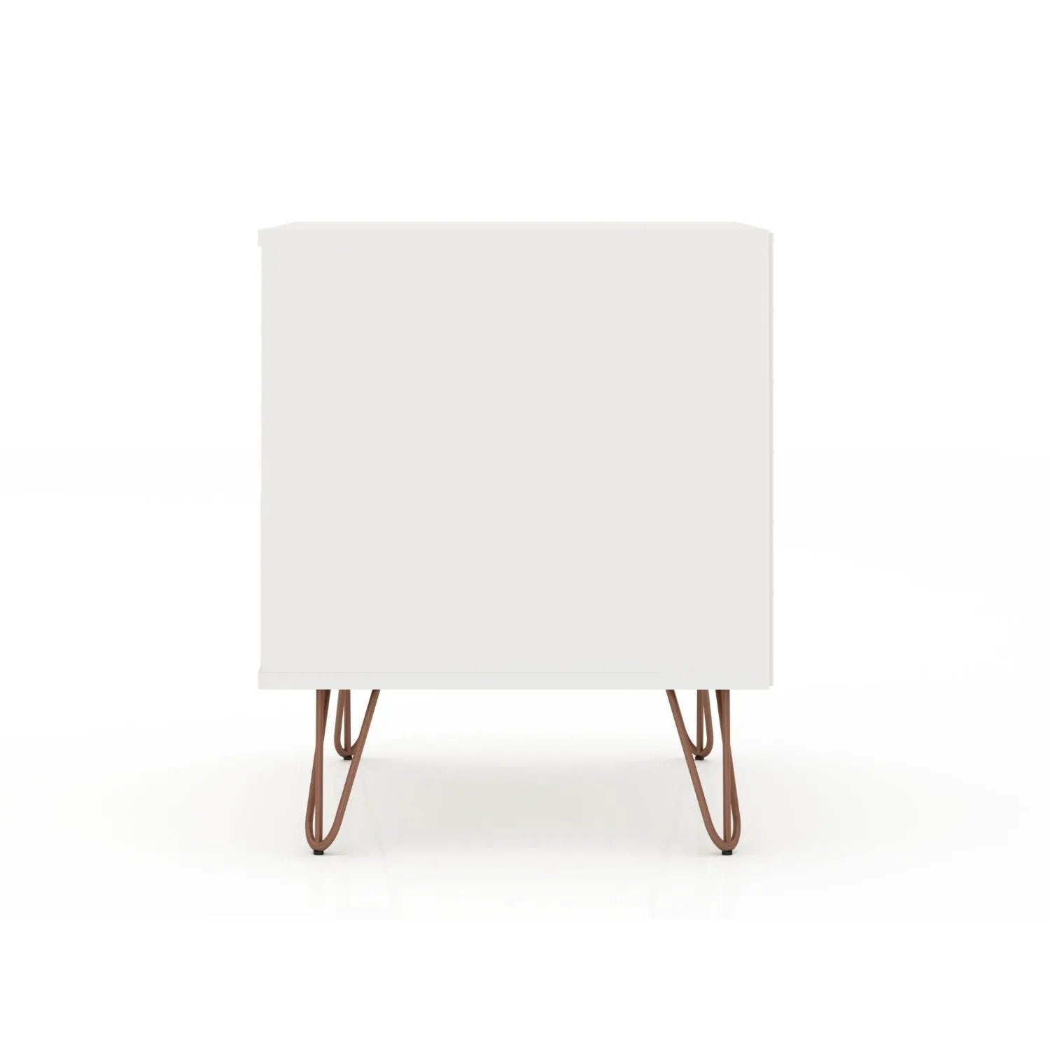 Rockefeller - Nightstand With 1 Drawer - White by HouseOfZazla