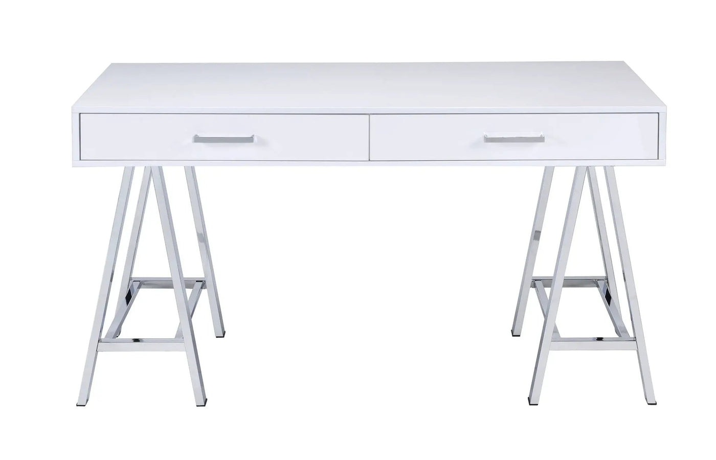 Coleen - High Gloss Writing Desk With USB by HouseOfZazla