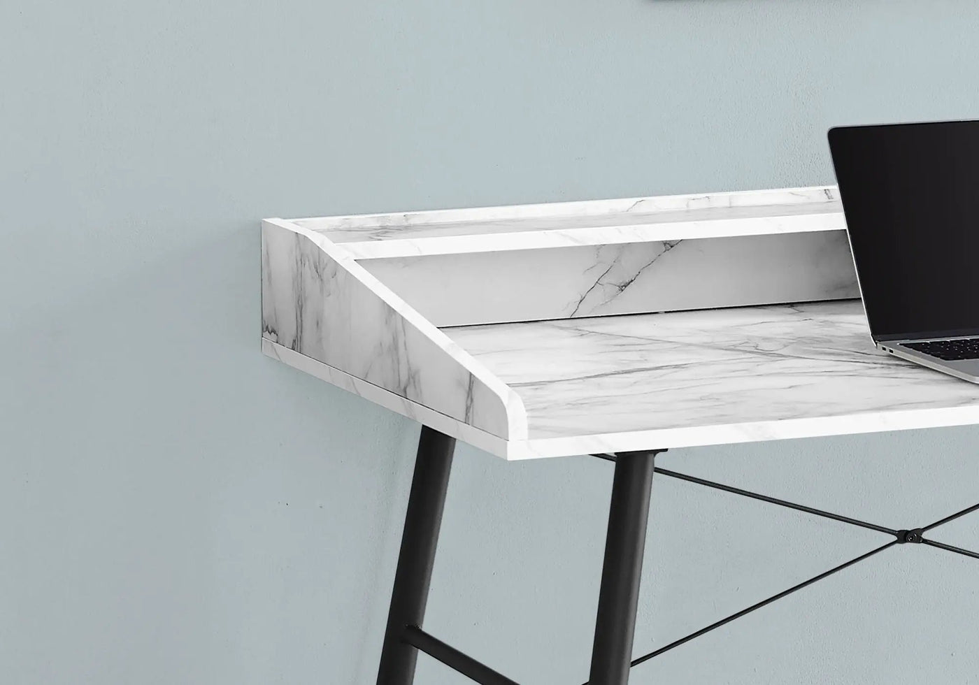 Computer Desk For Home Office With Laptop Storage Shelves by HouseOfZazla