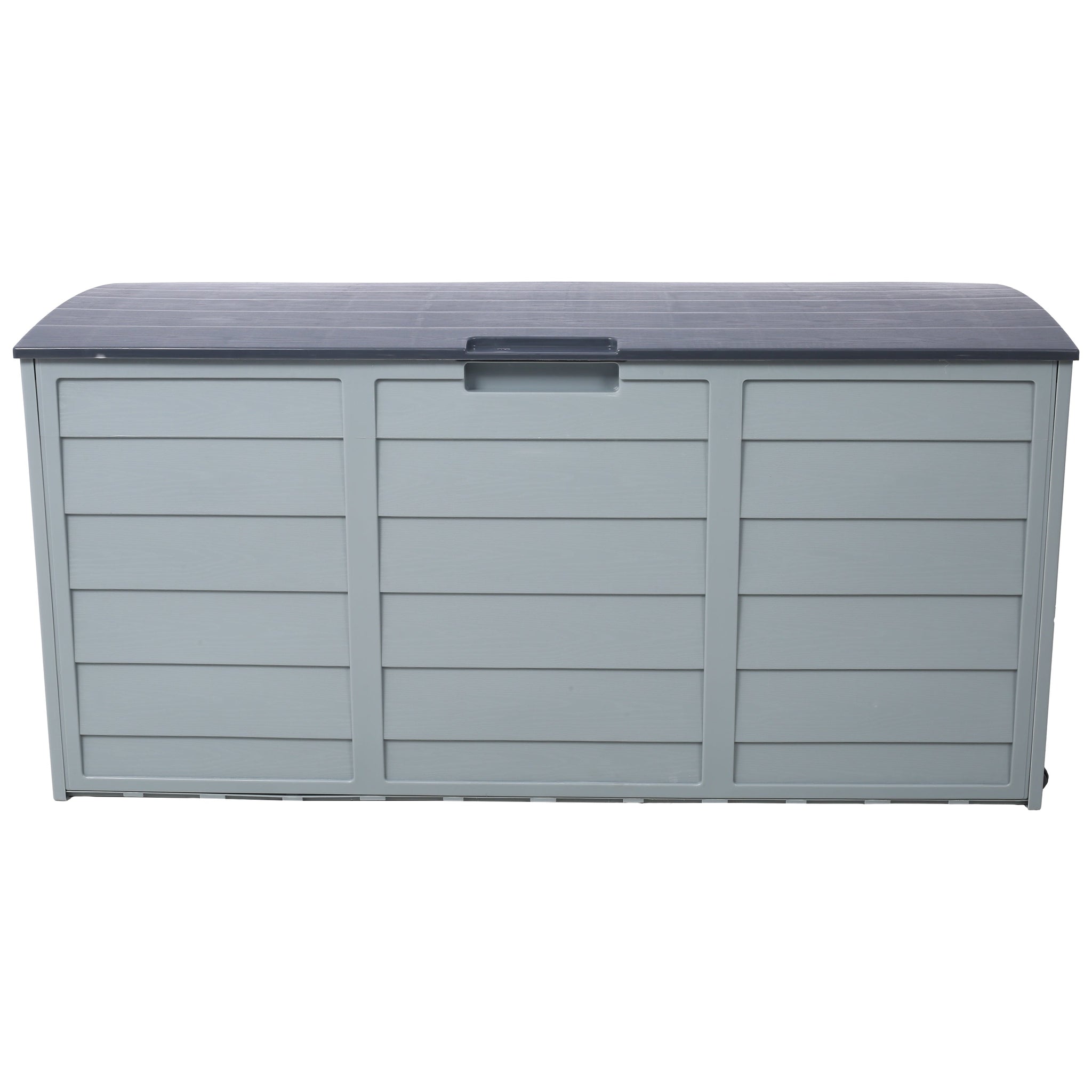 All Weather UV Pool Deck Box Storage Shed Bin with Wheels by HouseOfZazla