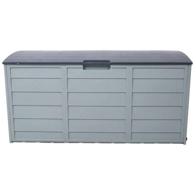 All Weather UV Pool Deck Box Storage Shed Bin with Wheels by HouseOfZazla