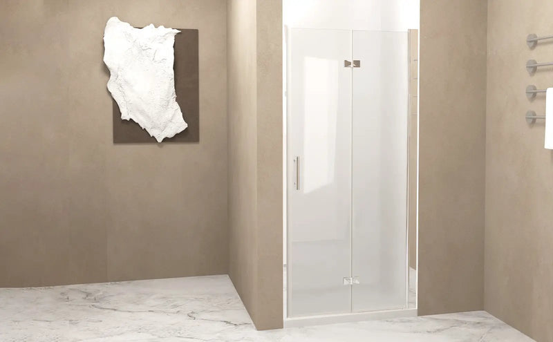31-30"x 72" Bifold Shower Door, 1/4" (6mm) Tempered Glass by HouseOfZazla