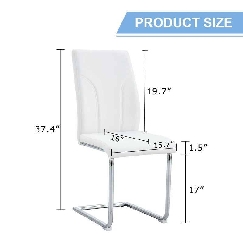 Modern Dining Chairs With High Backrest And Sturdy Legs by Unique Piece Furniture