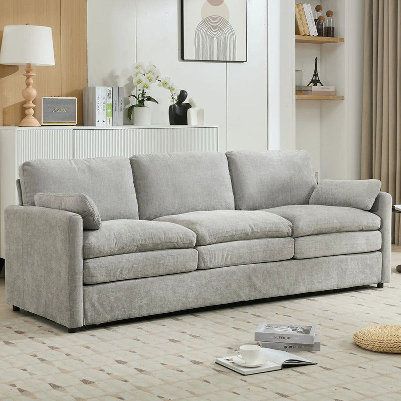 Cozy Upholstered 3 Seater Sofa Cushion For Living Room by HouseOfZazla