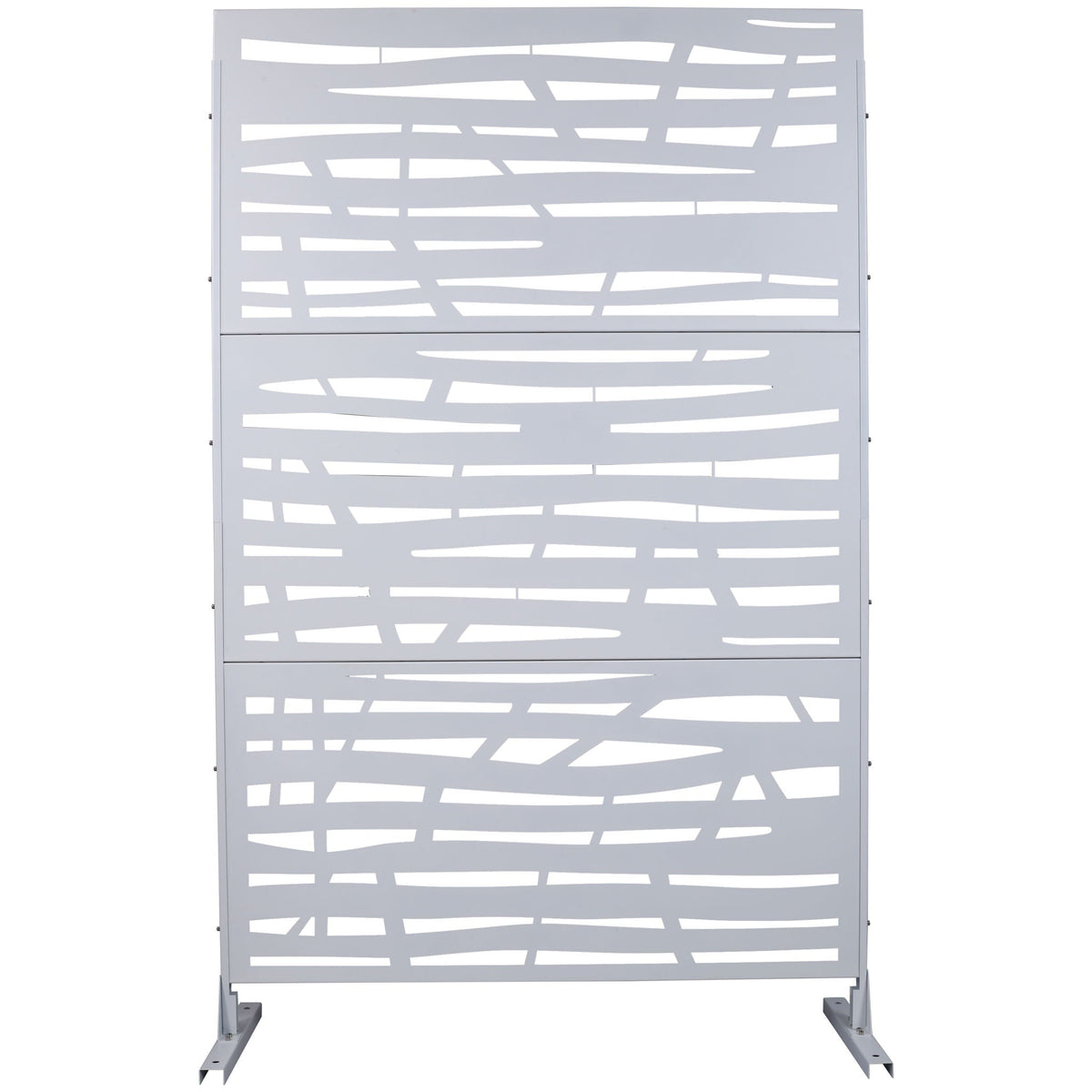 Metal Privacy Screen Room Divider with Durable Construction - Black, White, Dark Brown, photo 3 of 39