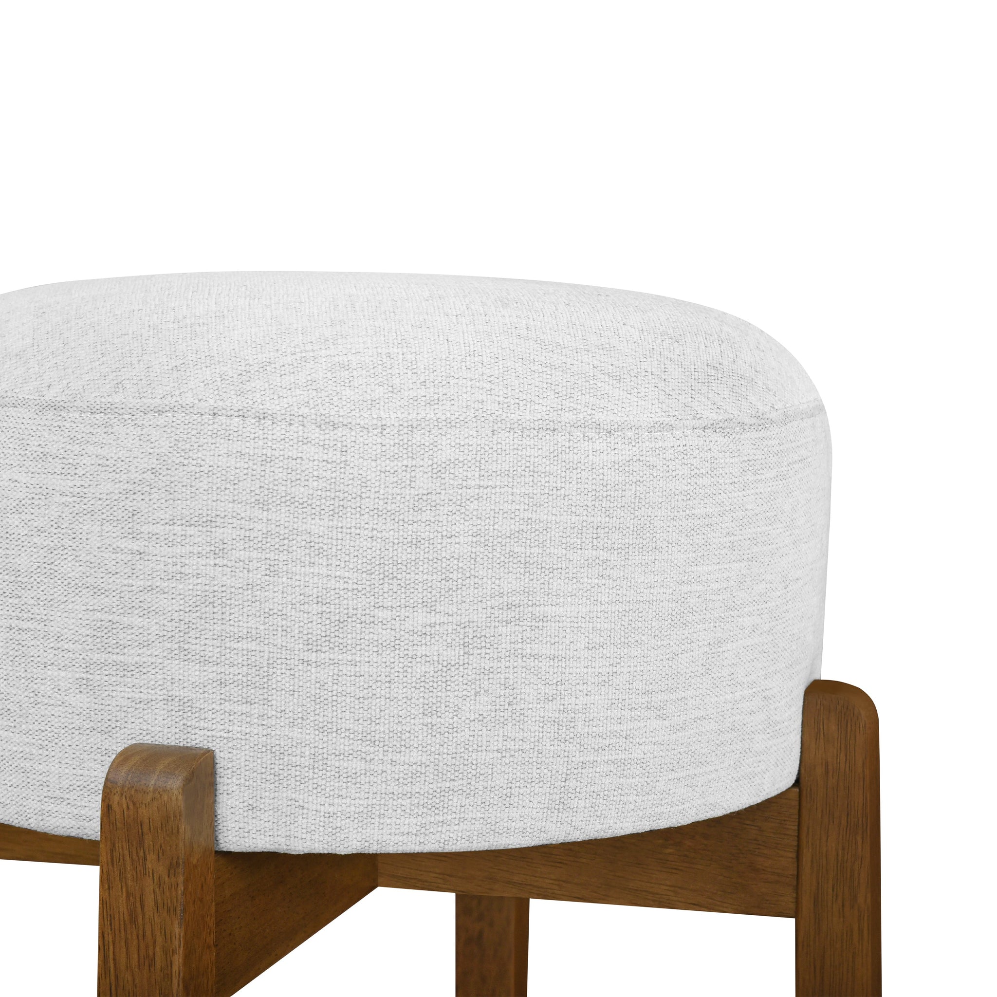 Vera Indoor Wooden Upholstered Barstool - Dark by HouseOfZazla