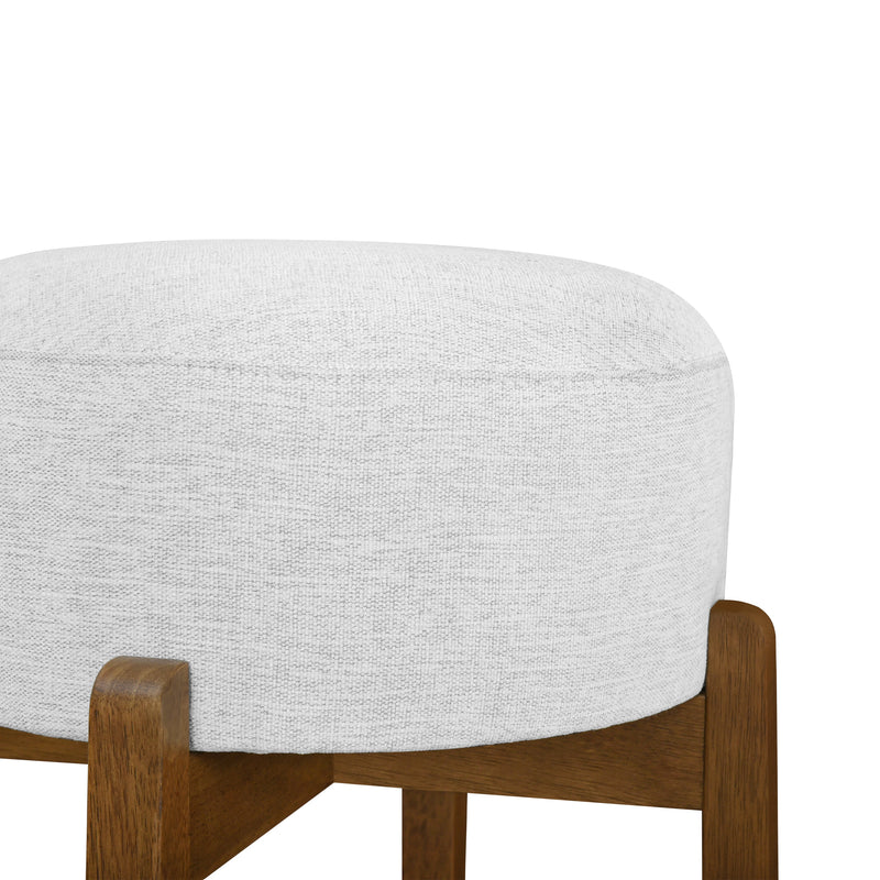 Vera Indoor Wooden Upholstered Barstool - Dark by HouseOfZazla