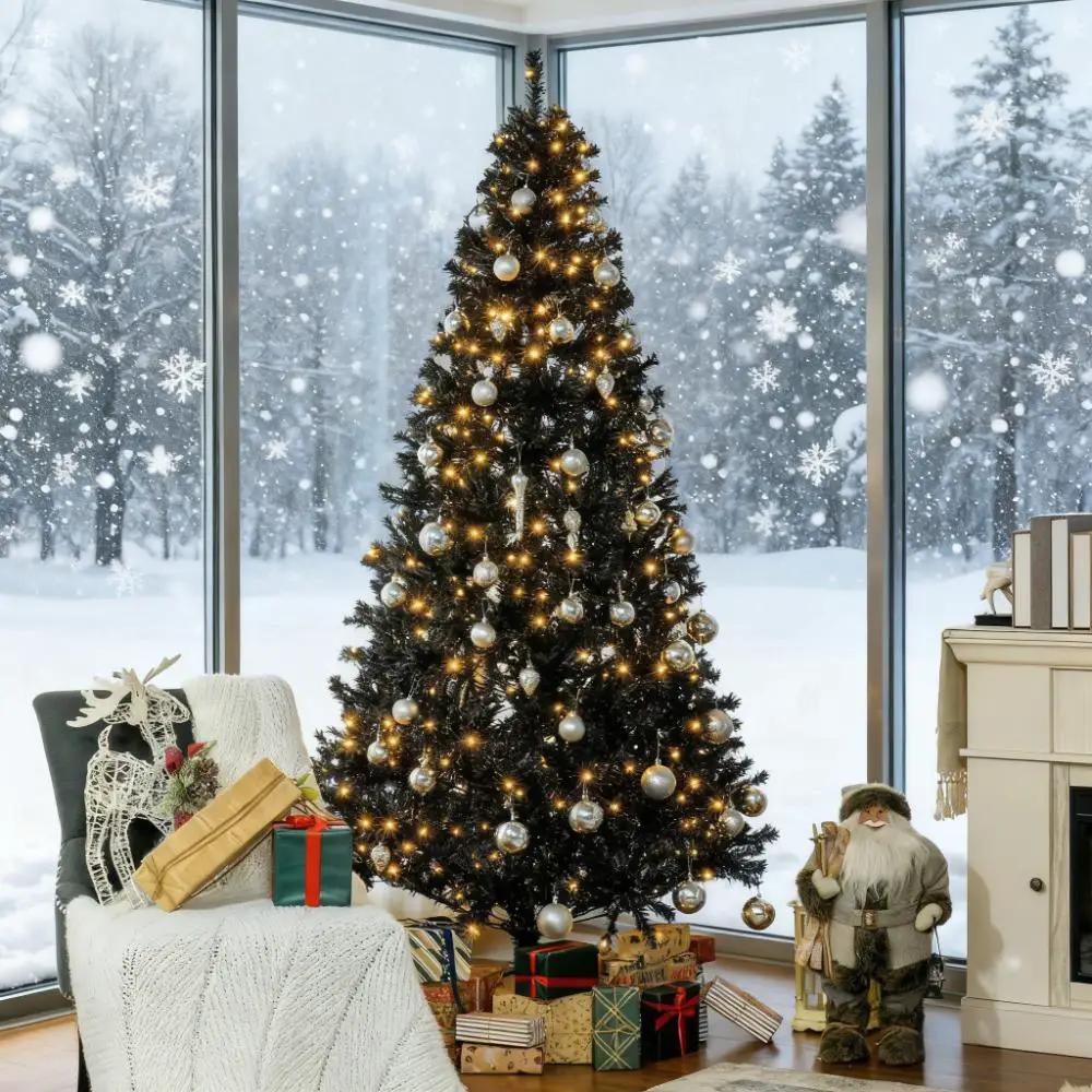 7.5 Ft Tall PreLit Artificial Christmas Tree by HouseOfZazla