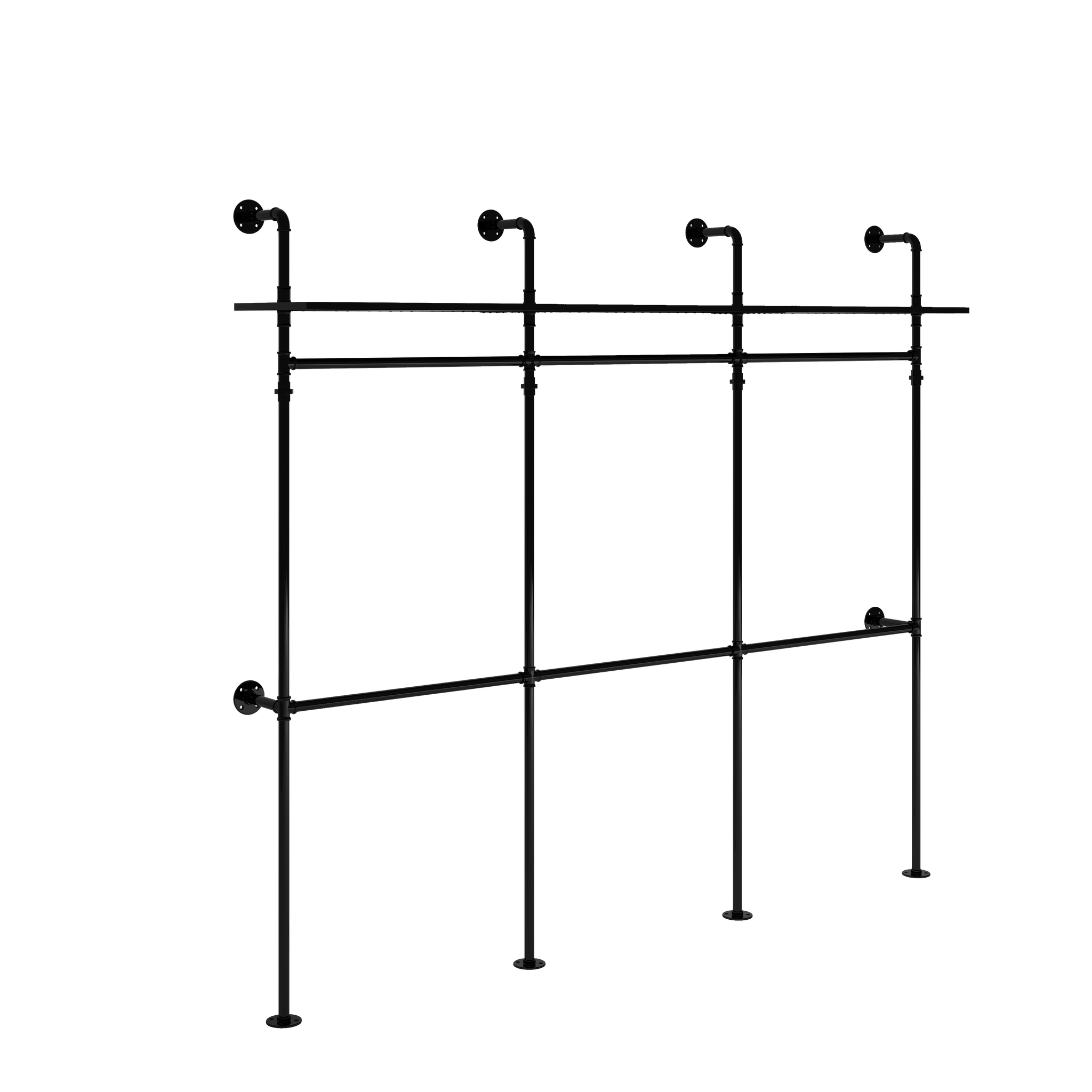Industrial Pipe Clothing Rack by HouseOfZazla