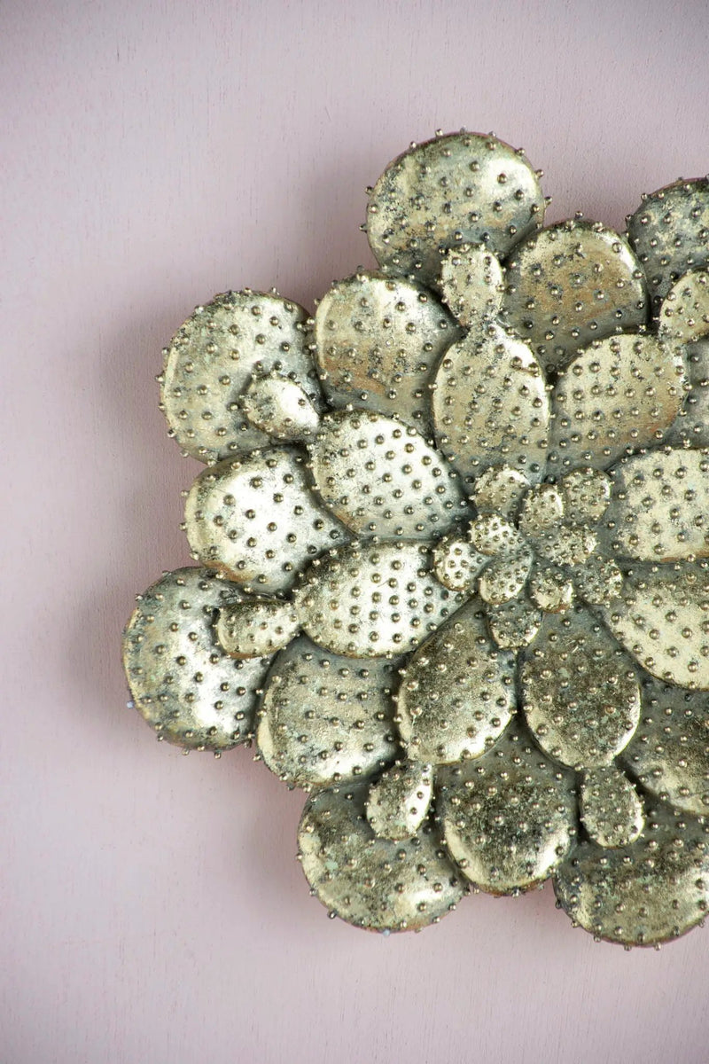 Resin Succulent Wall Plaque by Unique Piece Furniture