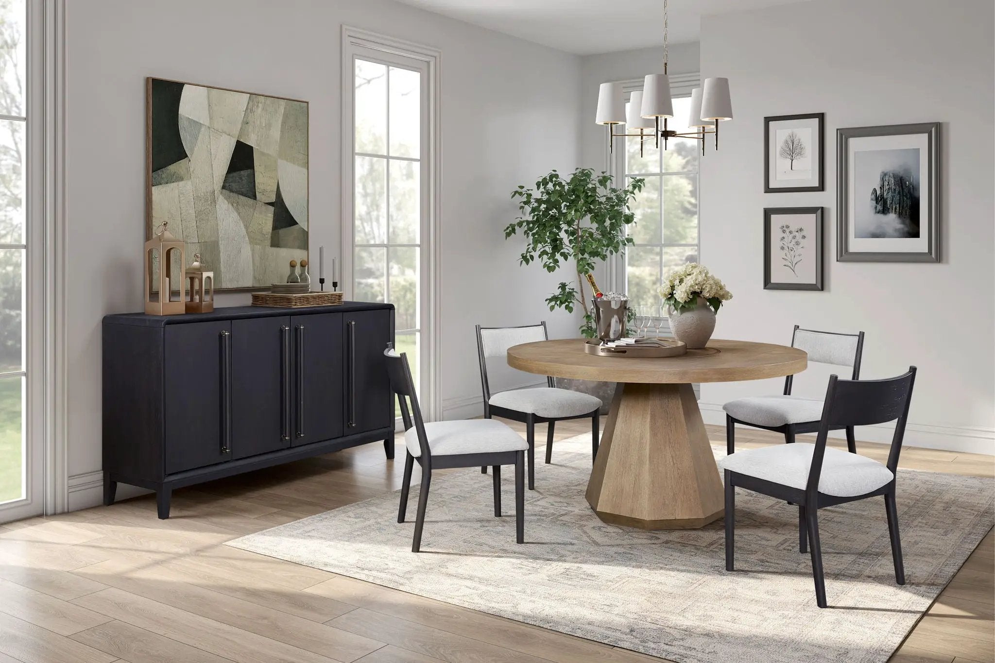 Elegant Round Dining Table by HouseOfZazla