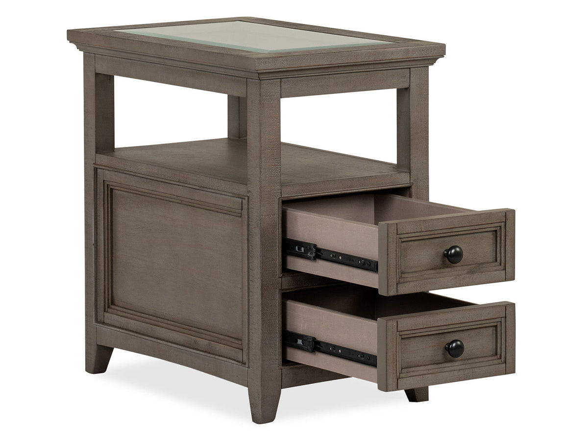 Paxton Place - Chairside End Table - Dovetail Gray, photo 5 of 7