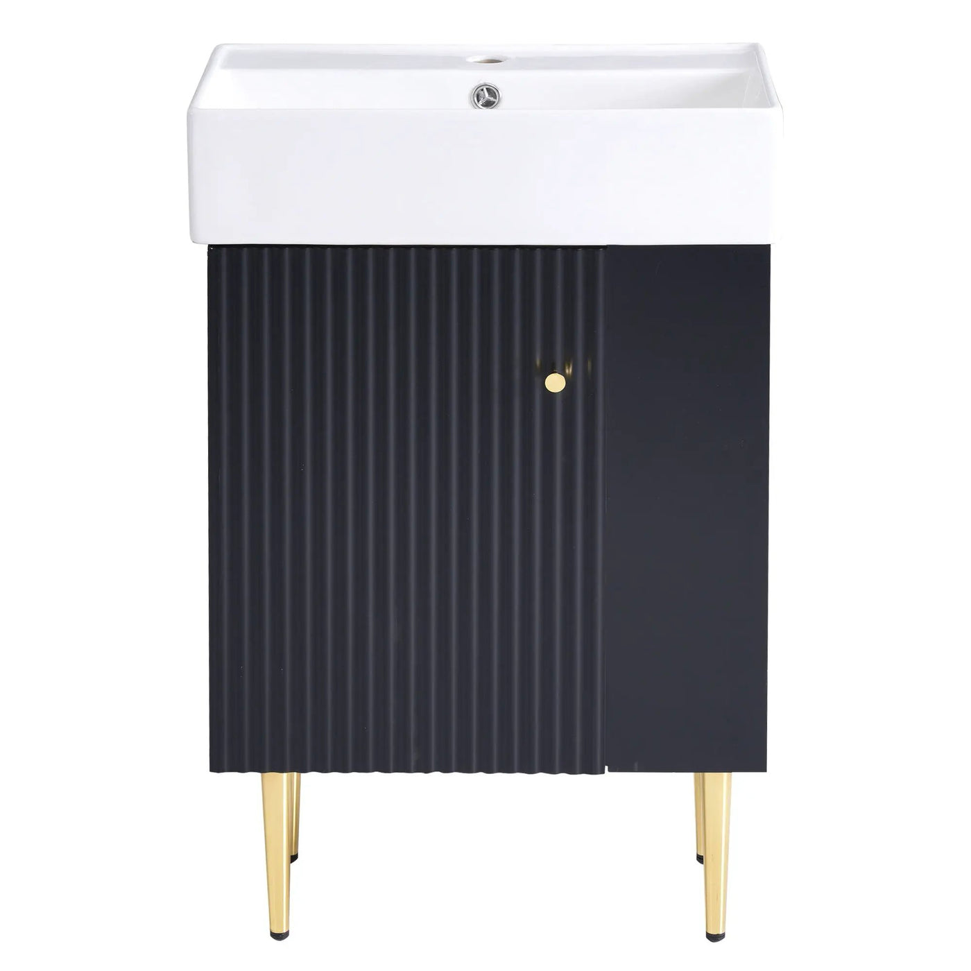 Bathroom Vanity, Combo Cabinet, Bathroom Storage Cabinet, Single Ceramic Sink by HouseOfZazla