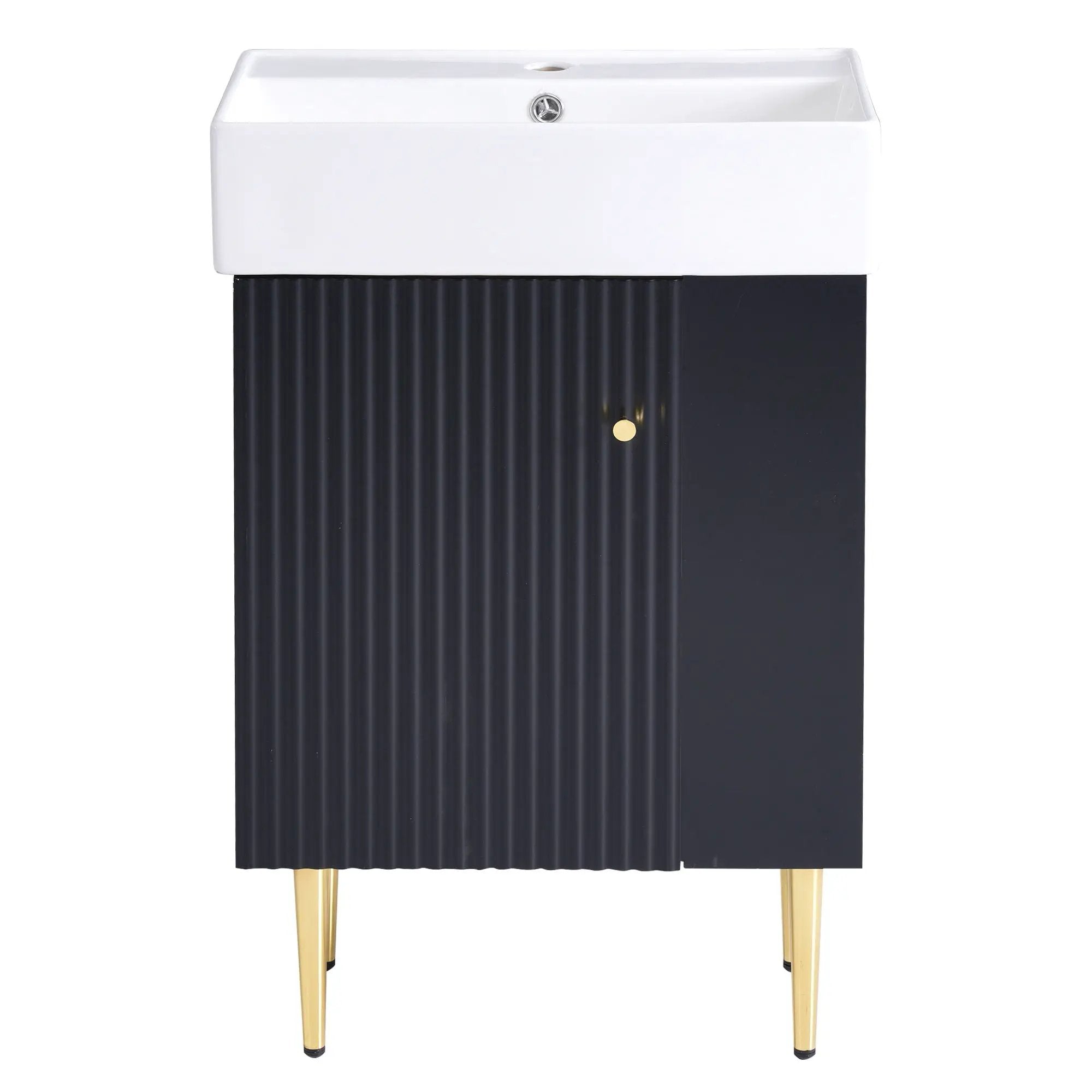 Bathroom Vanity, Combo Cabinet, Bathroom Storage Cabinet, Single Ceramic Sink by Unique Piece Furniture