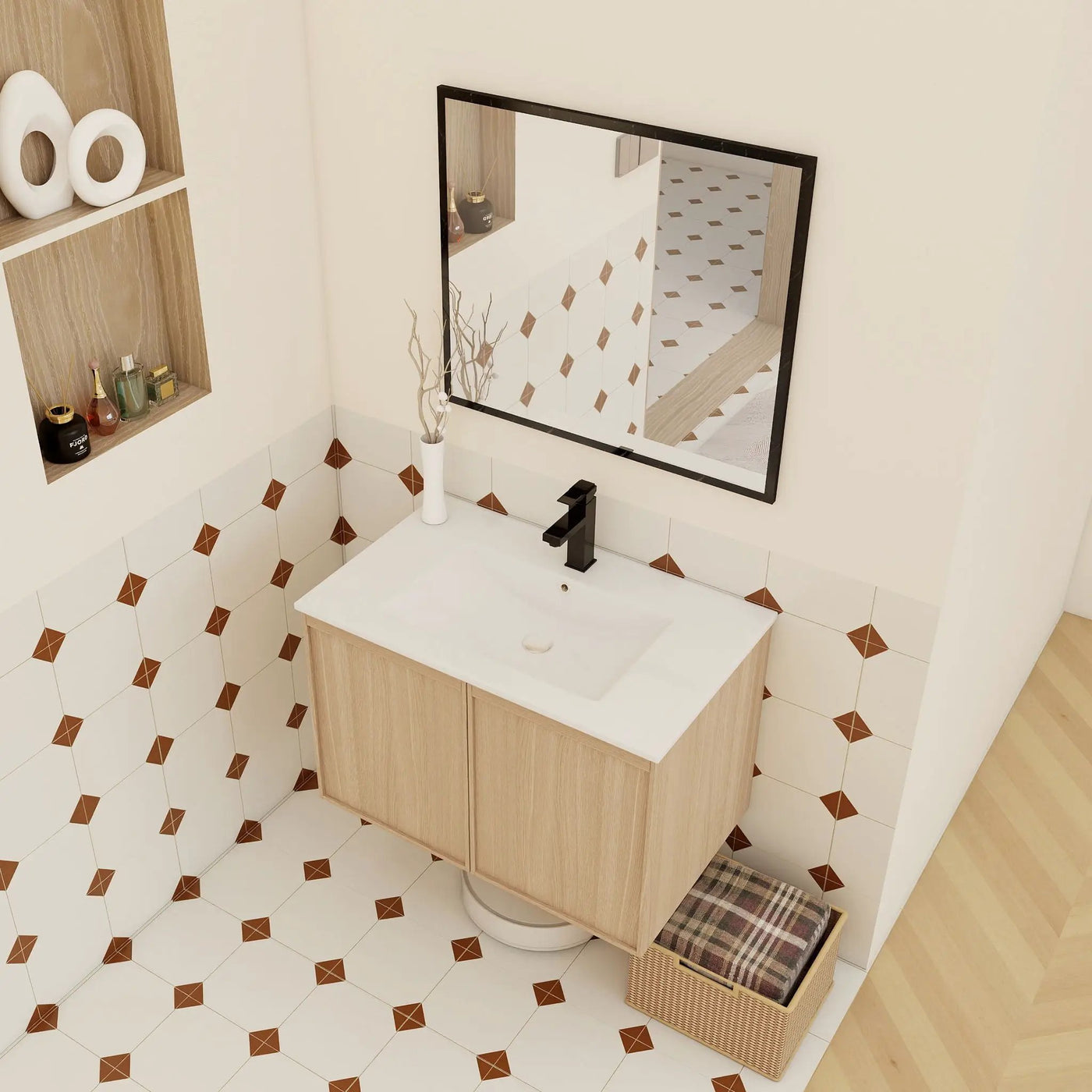 Floating Bathroom Vanity With Sink Combo by HouseOfZazla