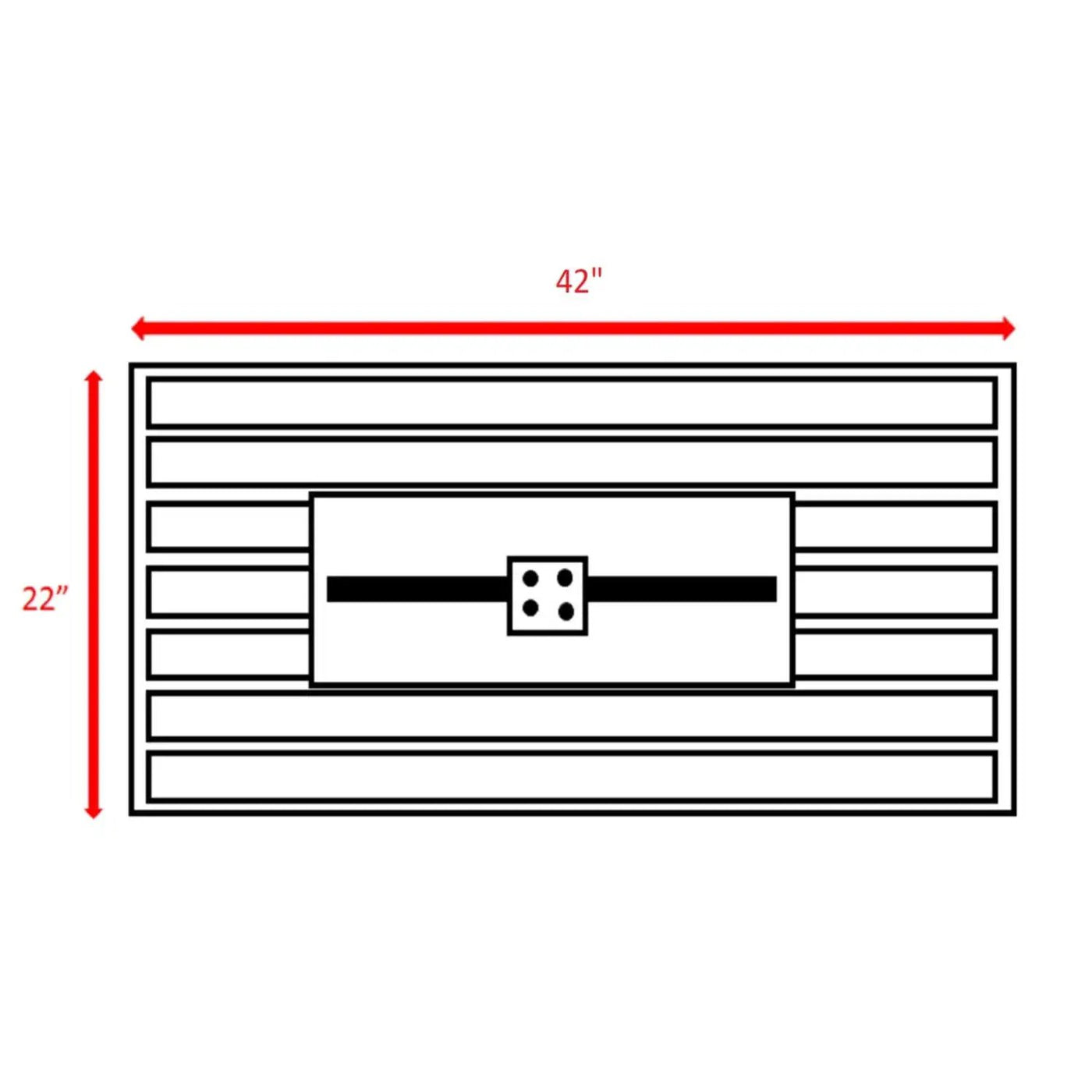 Rectangular Fire Pit With Frame Elegant Design by HouseOfZazla
