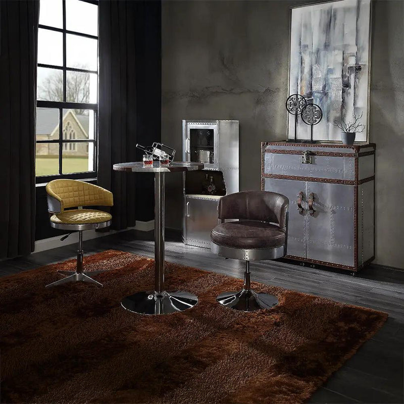 Brancaster - 57" Cabinet - Aluminum by Unique Piece Furniture