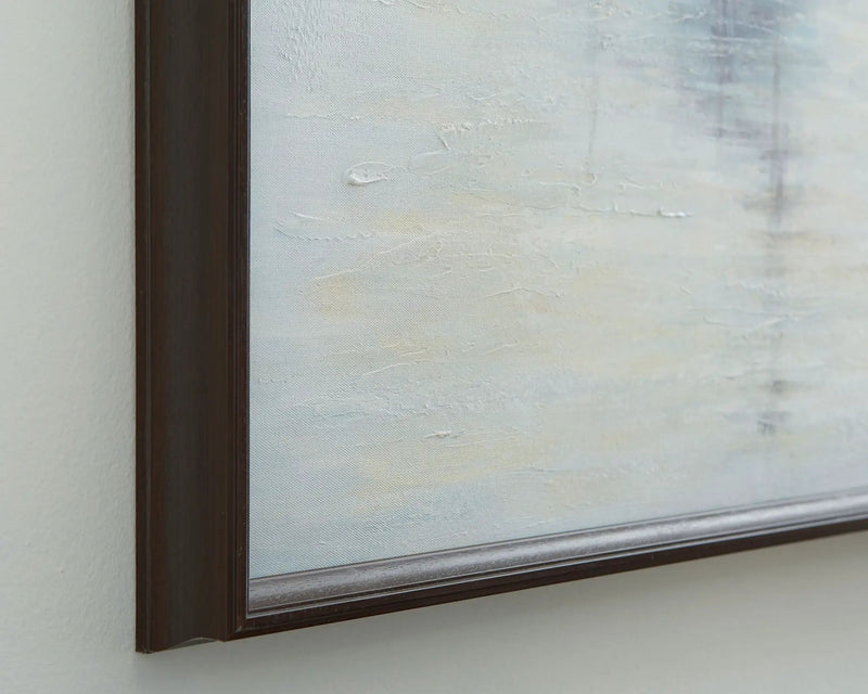 Worthney - Wall Art - Blue / White / Brown by Unique Piece Furniture