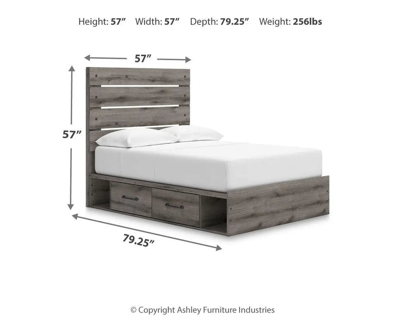 Graystorm - Panel Bed With Storage by Unique Piece Furniture