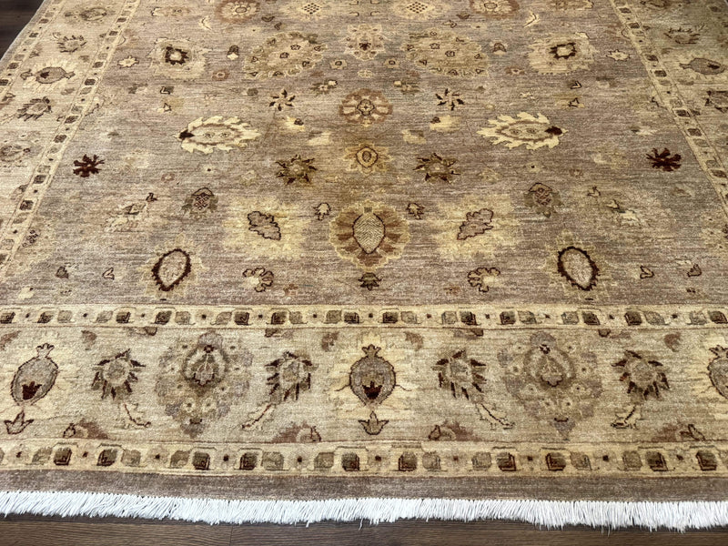 Pakistani Peshawar Rug 8x11, Indo Persian Mahal Carpet, Traditional Wool Oriental Rug by Jewel Rugs