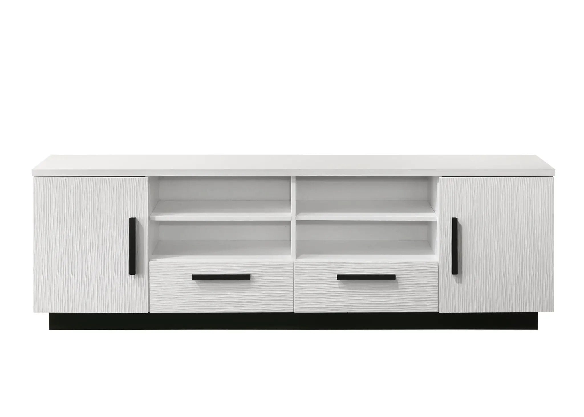 Matilda - TV Stand With Drawers - White Finish by HouseOfZazla