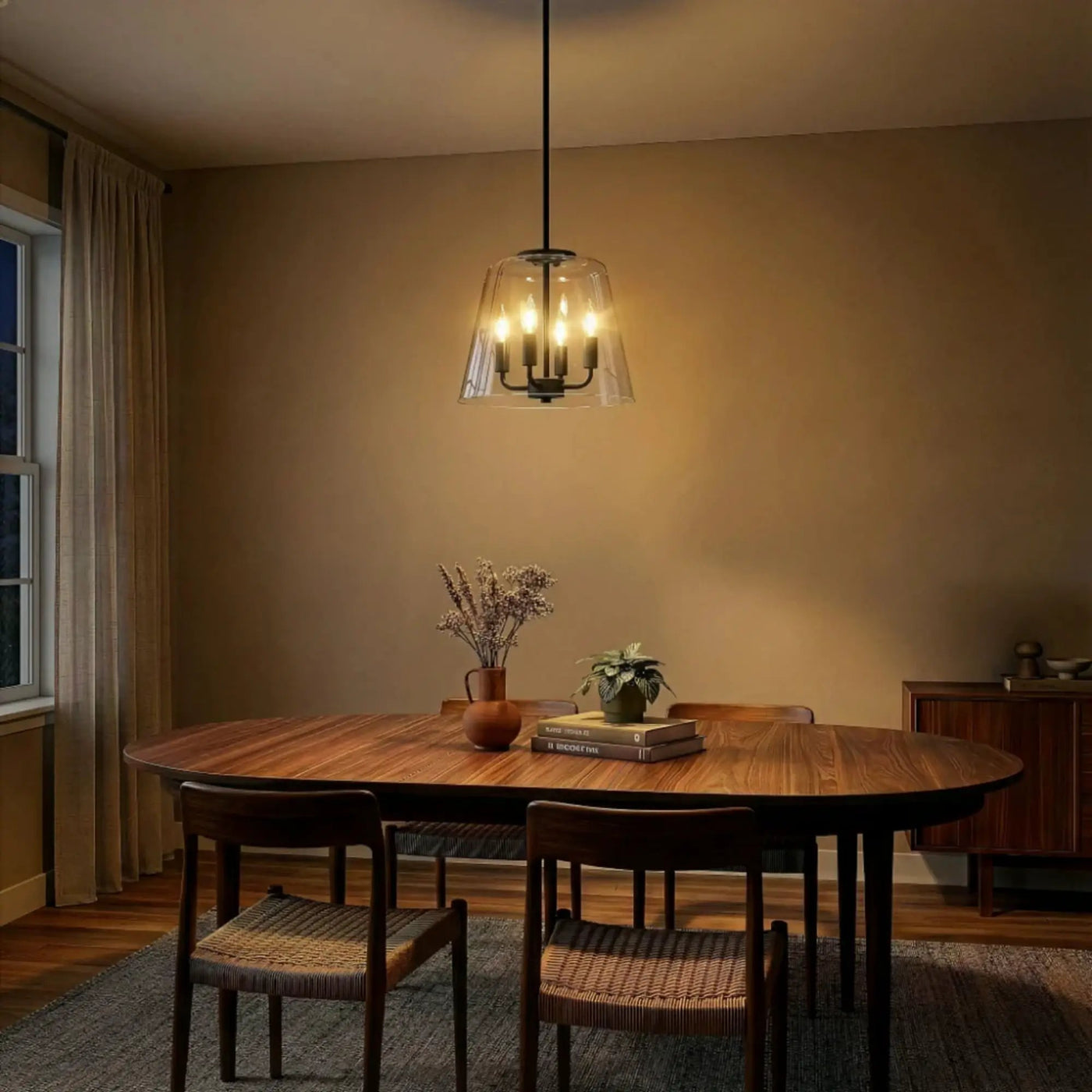 Soiree - 4 Candle Lights Pendant by HouseOfZazla