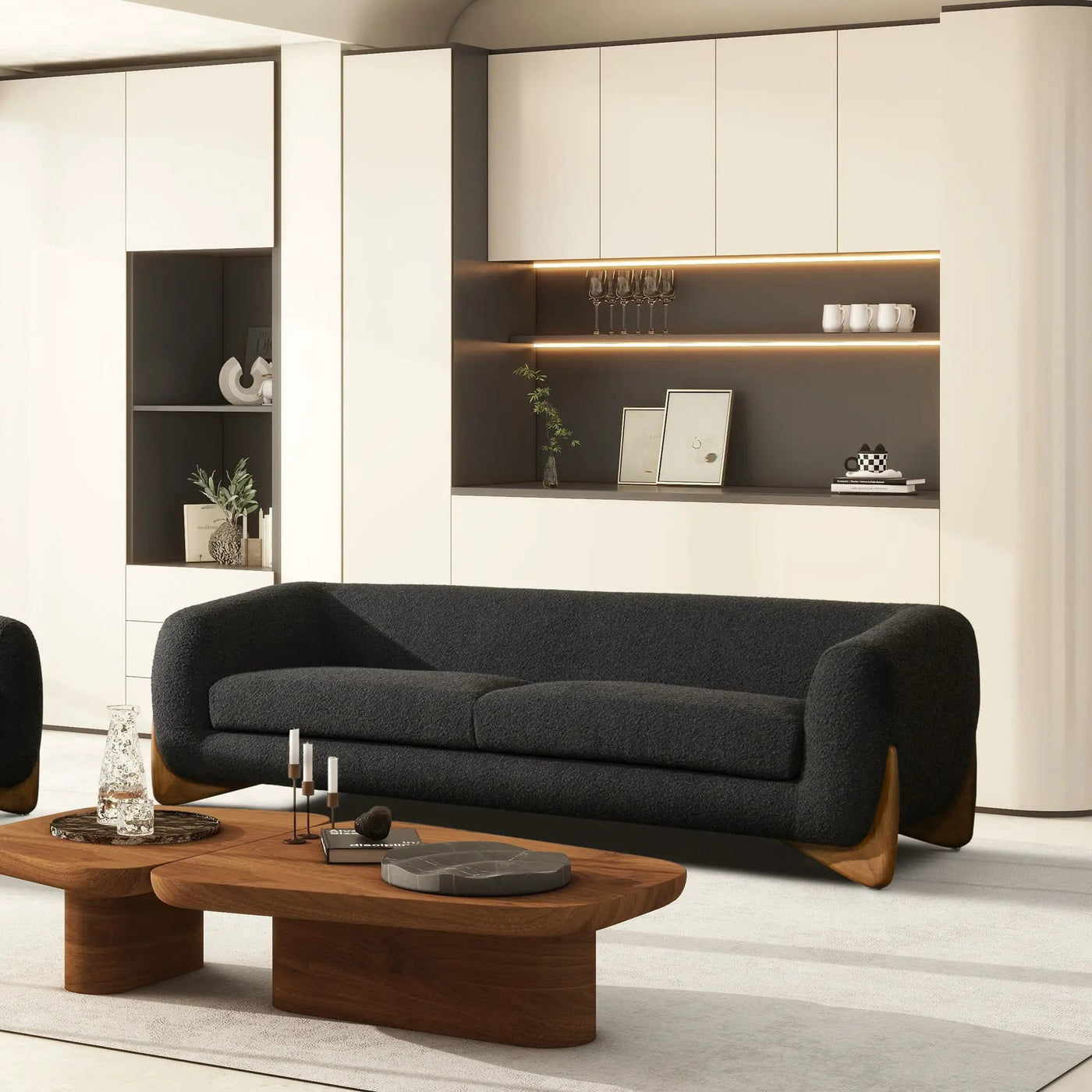 Alpine - Luxurious Upholstery Sherpa Sofa by HouseOfZazla