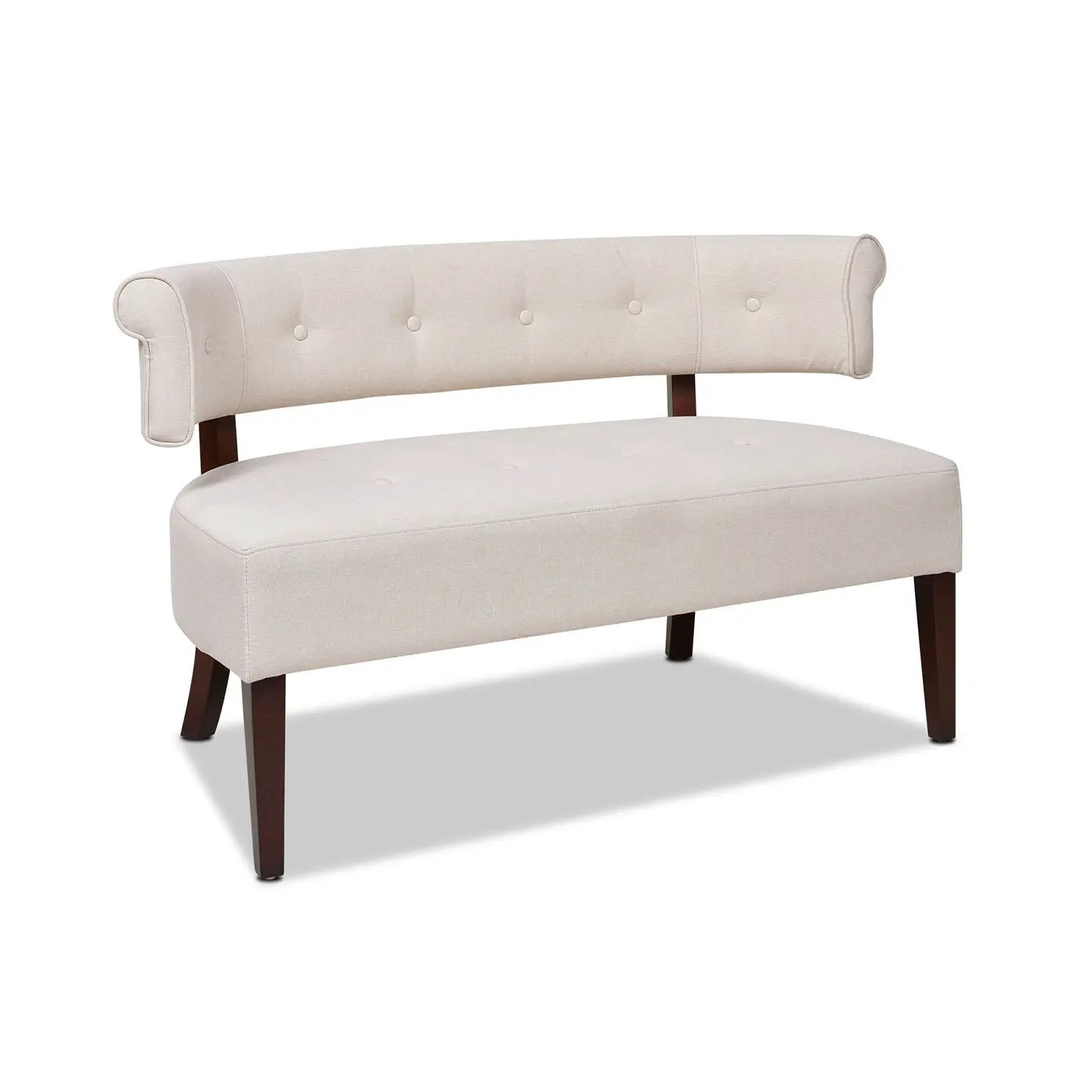 Jared - Versatile Roll Arm Tufted Bench Settee by HouseOfZazla