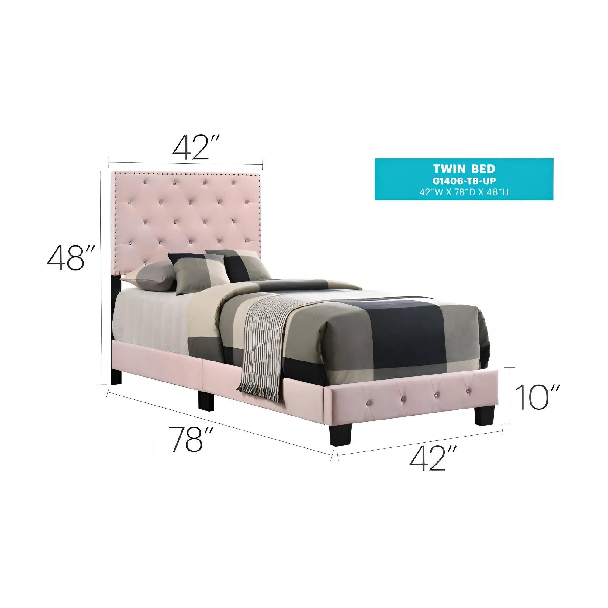 Luxurious Upholstered Bed by Unique Piece Furniture