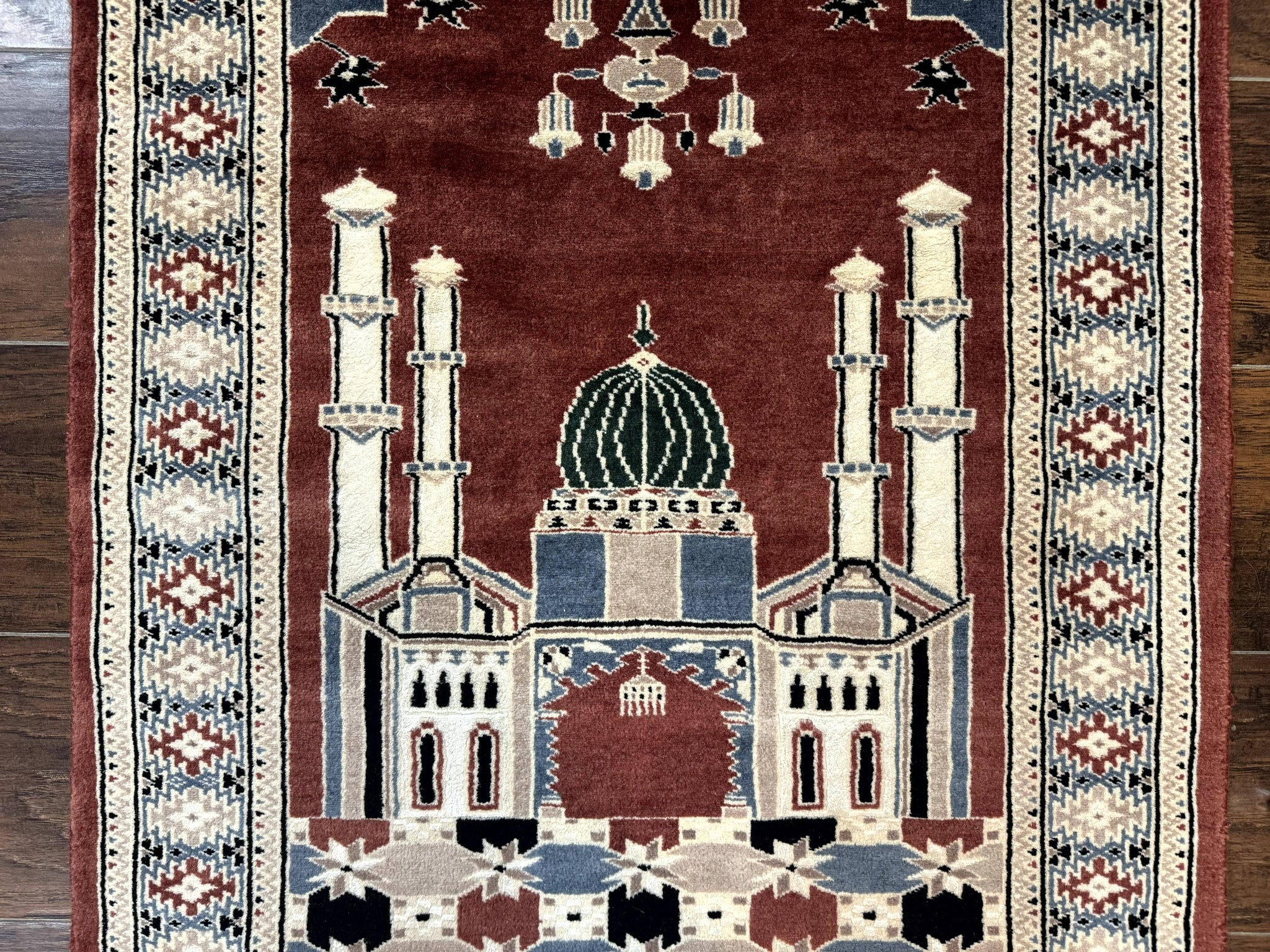 Small Pakistani Bokhara Prayer Rug 2.7 x 4 by Jewel Rugs