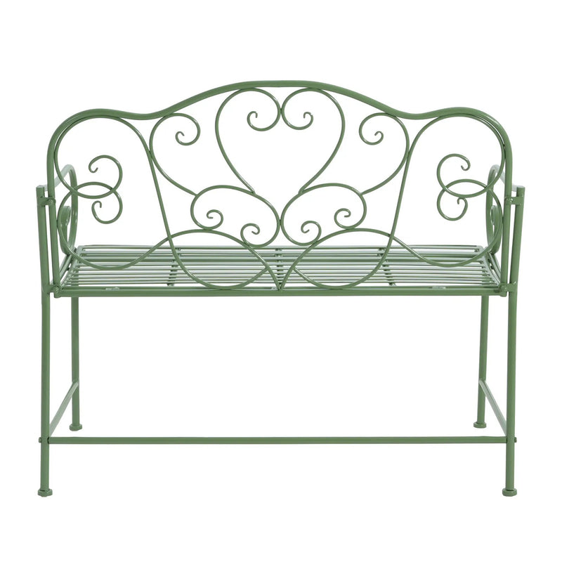 Sunnydaze Outdoor Garden Bench - Green by HouseOfZazla