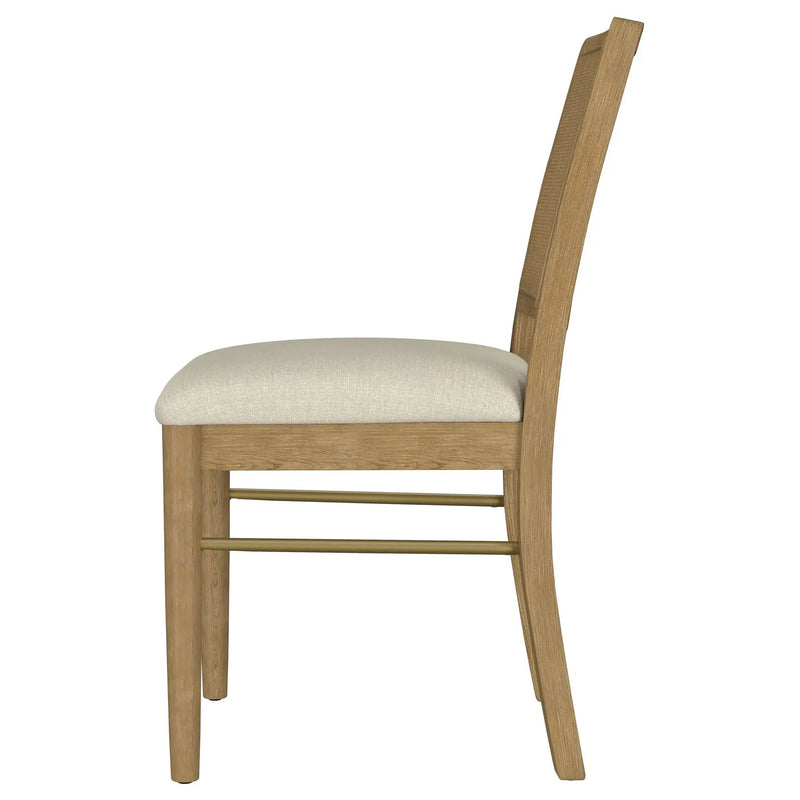 Arini Rattan Cane Dining Side Chair Sand Wash (Set of 2) by Unique Piece Furniture
