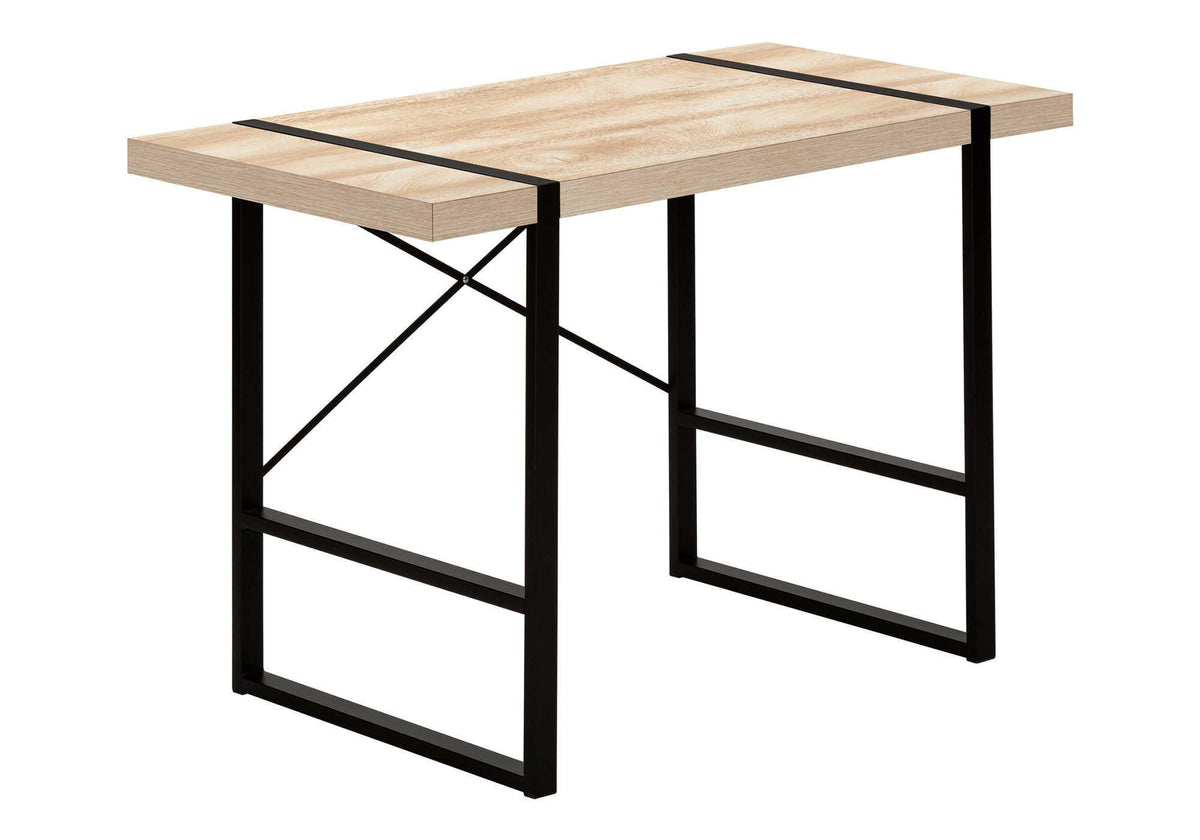 Modern Computer Desk for Home Office with Thick-Panel Desktop – Multiple Colors, photo 5 of 24