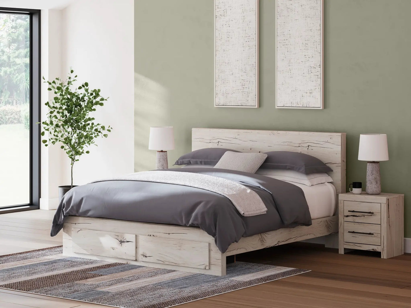 Lawroy - Panel Bed With Storage by Unique Piece Furniture