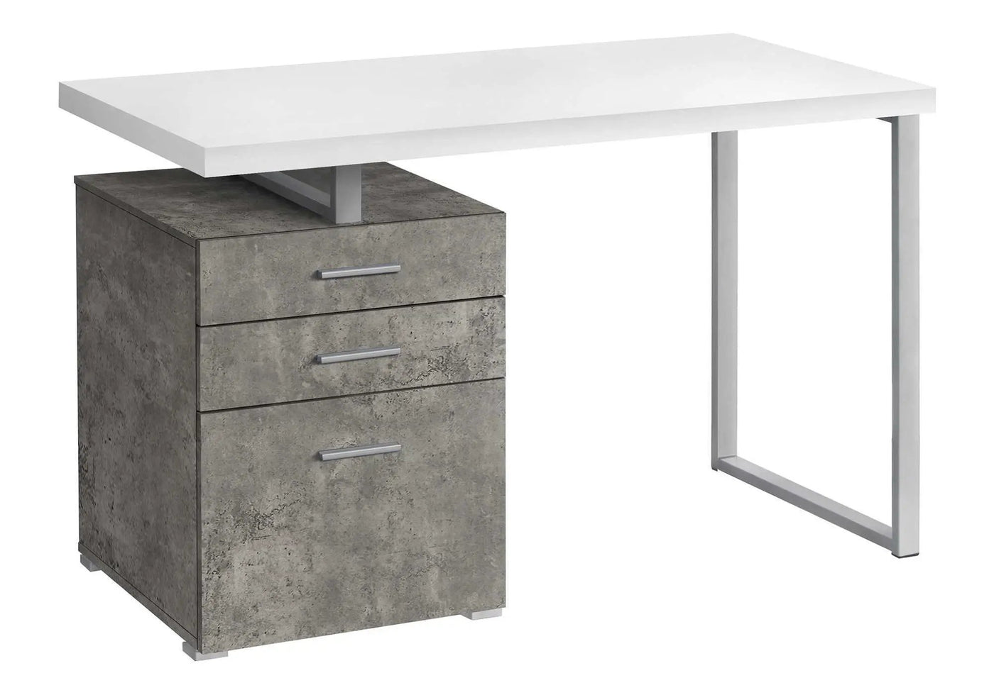 Computer Desk Left Right Set-Up Storage Drawers For Home Office by HouseOfZazla
