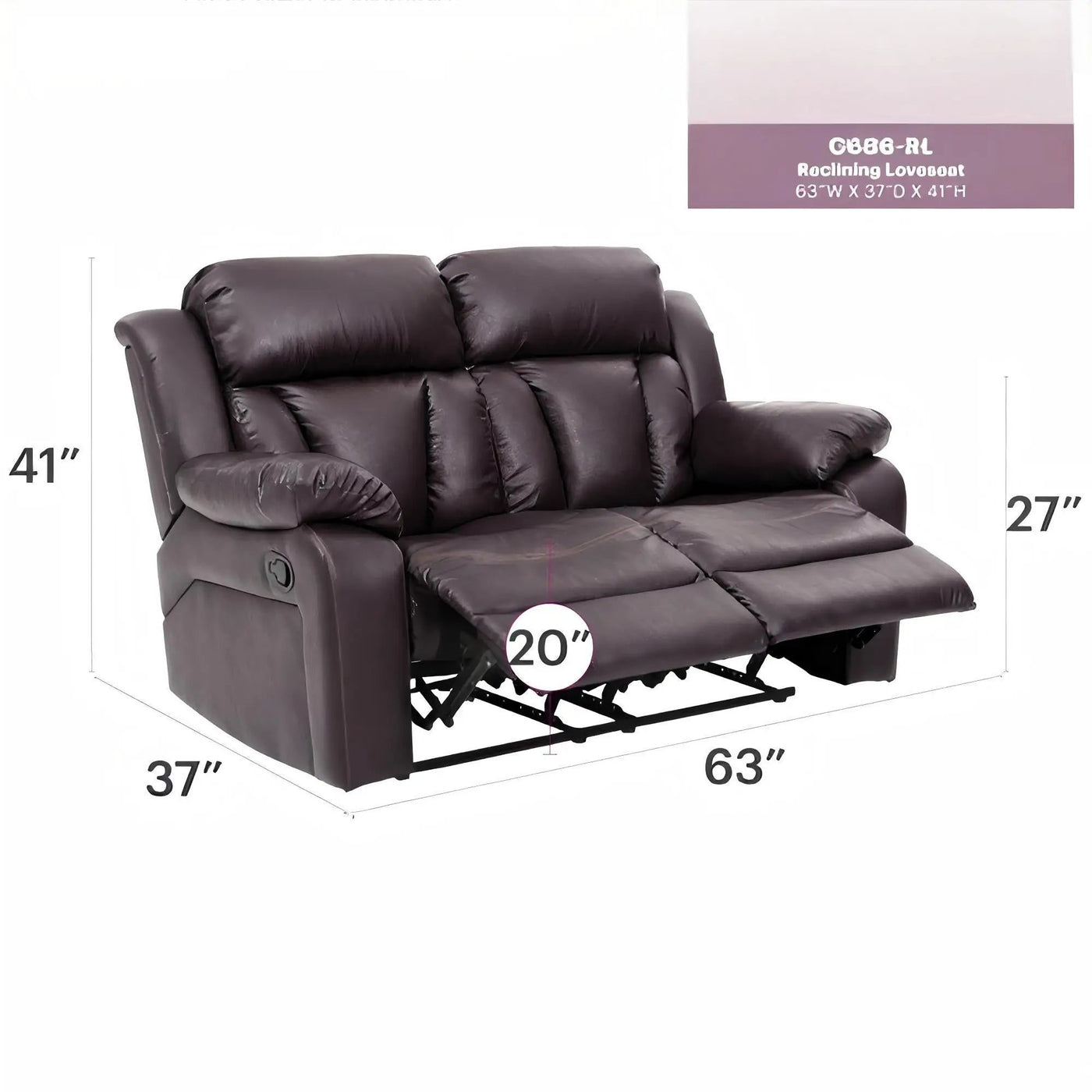 Daria - Cozy Padded Love Seat For Relaxation by Unique Piece Furniture