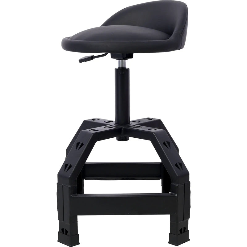 Pneumatic 360 Degree Swivel Stool, Mechanics Rolling Creeper Seat, Heavy Duty Mechanics Stool by HouseOfZazla