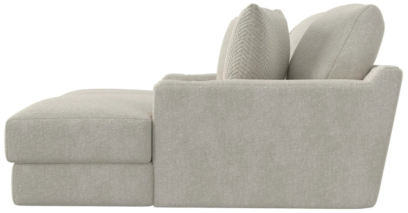 Cozy - 2 Piece Double Wide Chaise With USB Charging Ports by Unique Piece Furniture